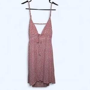 Paradise USA Pinke & White Beachy Dress Large